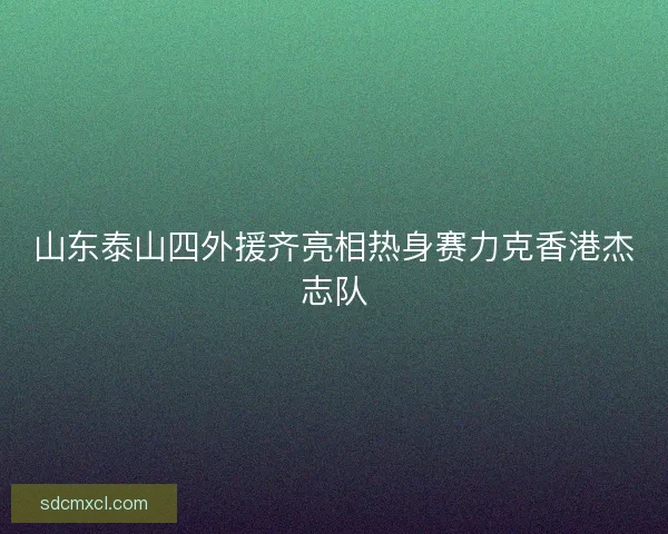 山东泰山四外援齐亮相热身赛力克香港杰志队